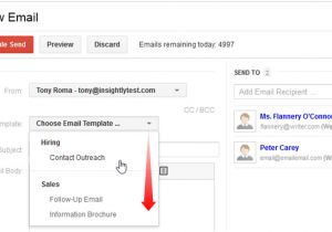 Compose Email Template Sending and Scheduling Email From Insightly Insightly