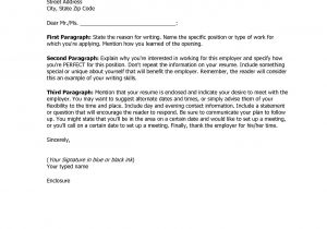 Composing A Cover Letter Basic Cover Letter for A Resume