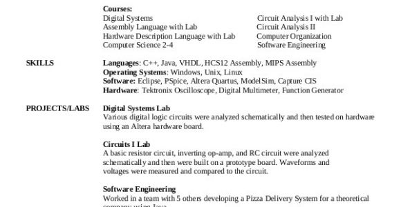 Computer Engineering Resume 54 Engineering Resume Templates Free Premium Templates