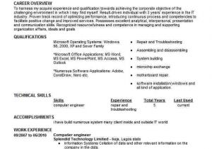Computer Engineering Resume Objective Computer Engineer Resume Sample Technical Resumes