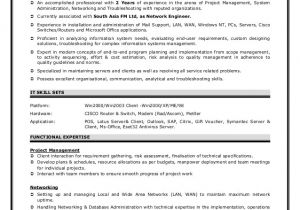 Computer Hardware and Networking Fresher Resume format Sample Network Engineer Resume