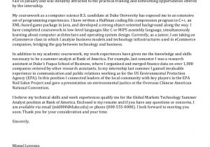 Computer Networking Cover Letter Junior Cover Letter Computer Science
