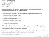 Computer Networking Cover Letter Network Administrator Cover Letter Sample