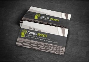 Computer Repair Business Card Templates Free Pc Notebook Business Card Template Free Download Ct00003