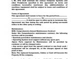 Computer Repair Contract Template Free Annual Maintenance Contract Doc by Anks13 Computer