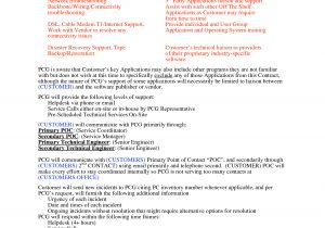 Computer Support Contract Template software Support Agreement Template Free Printable Documents