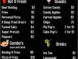 Concession Stand Flyer Template Concession Stand Menu Template Postermywall