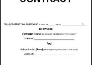 Concrete Contract Template Concrete Subcontractor Agreement Last 7 Free Construction