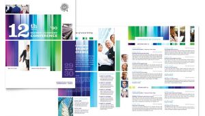 Conference Brochure Template Free Business Leadership Conference Brochure Template Design