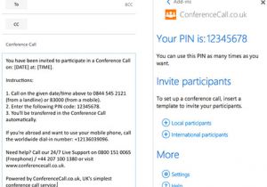 Conference Call Confirmation Email Template Conference Call Invitation Email Sample