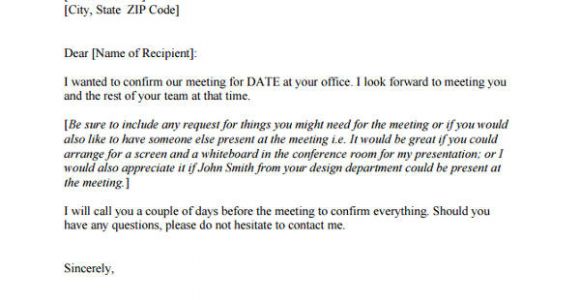 Conference Call Confirmation Email Template Template Request for A Meeting the Truth About Template