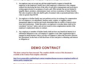 Conflict Of Interest Disclosure Template Conflict Of Interest Disclosure form Template
