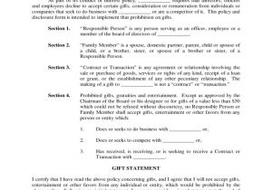 Conflict Of Interest Disclosure Template Conflict Of Interest Policy Sample Free Download