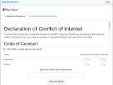 Conflict Of Interest Disclosure Template Declaration Module Conflict Of Interest Coi and Non