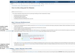 Confluence Blog Post Template Use Confluence for Blogging and Outline Your Blog Process