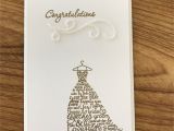 Congratulations On Your Marriage Card Stampin Up Gold Embossed Wedding Card Karte Hochzeit