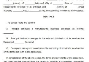 Consignment Shop Contract Template Consignment Contract Template 7 Free Word Pdf