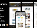 Construction Email Templates Construction Responsive Email Template with Stampready
