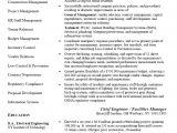 Construction Planning Engineer Resume Sample Facility Manager Electrical Engineer Resume
