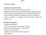 Construction Resume Templates 8 Construction Resume Templates Doc Pdf Free