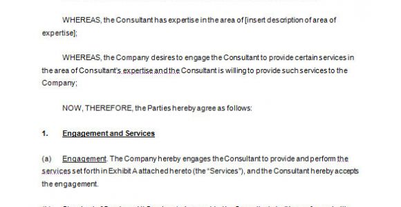 Consultant Contract Template Free Download 6 Consulting Contract Templates Free Word Pdf