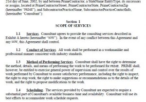 Consulting Terms and Conditions Template 9 Sample Master Service Agreements Sample Templates