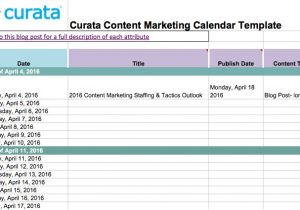 Content Calendar Template Hubspot Editorial Calendar Templates for Content Marketing the