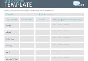 Content Calendar Template Hubspot How to Create A Content Marketing Strategy From Scratch In