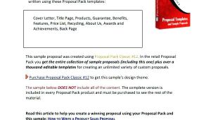 Content Creation Proposal Template Sample Proposal Letter for Website Design Choice Image