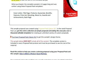 Content Creation Proposal Template Sample Proposal Letter for Website Design Choice Image