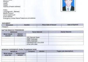 Contoh Resume Student Utp Contoh Resume Bahasa Indonesia Dan Inggris Contoh Resume