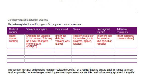 Contract Administration Plan Template Contract Tracking Template 9 Free Word Excel Pdf