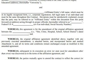 Contract Amendment form Template Contract Amendment Template 11 Samples Word Google