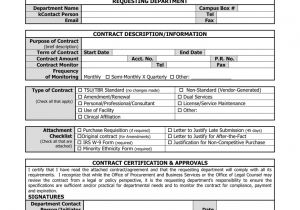 Contract Approval form Template Contract Routing and Approval form Tennessee State