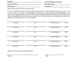 Contract Approval form Template Sample Contract forms