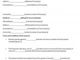 Contract Between Two Companies Template Contract Between Two Companies Contract Agreements