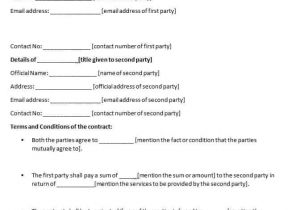 Contract Between Two Companies Template Contract Between Two Companies Contract Agreements