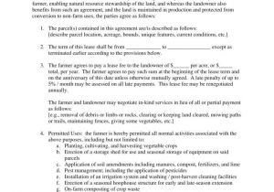 Contract Farming Agreement Template 8 Farm Lease Agreement Templates Pdf Word Free