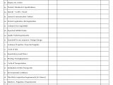 Contract File Checklist Template Pre Contract Review Checklist format