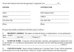 Contract for Building Work Template 13 Construction Agreement Templates Word Pdf Pages