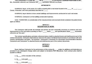 Contract for Building Work Template 19 Construction Agreement Templates Word Pdf Pages