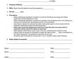 Contract for Buying A House Template Option to Purchase Agreement Buying Real Estate