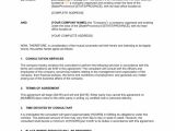 Contract for Consulting Services Template Consulting Agreement Short Template Sample form