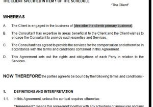 Contract for Consulting Services Template Consulting Services Agreement Template Consultants