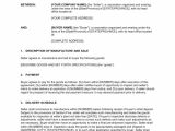 Contract for Goods and Services Template Contract for the Manufacture and Sale Of Goods Template