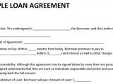 Contract for Lending Money Templates Loan Agreement Template