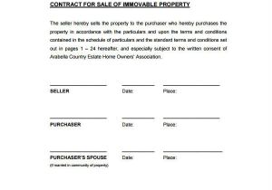 Contract for Sale Of Land Template Sales Contract Template 9 Free Pdf Documents Doownload