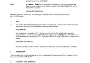 Contract for Sale Of Property Template Immoveable Property Sale Agreement Template Word Pdf