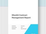 Contract Management Reporting Template 22 Sample Monthly Management Report Templates Word