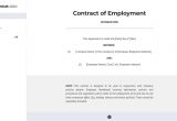 Contract Of Employment Template Uk Free Contract Agreements and Templates Better Proposals